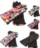 Women's Winter Glove Warm With Knitted Colorful Design