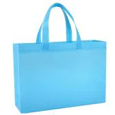 Grocery Bag 14 X 10 Light Blue