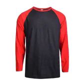 30 Pieces Top Pro Men's 3/4 Sleeve Baseball Tee Size L - Mens T-shirts