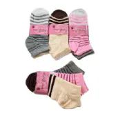 Ladies/teen Anklets 9-11 [wide & Thin Stripes]