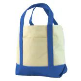 9 Ounce Cotton Seaside Canvas Tote In Royal