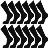 Men's Crew Socks Solid Black