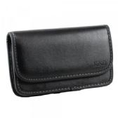 Extendable Horizontal Marble Belt Clip Pouch Large 11 In Black