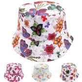 Butterfly Floral Bucket Hat