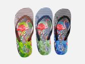 Wholesale Footwear Laddies Flip Flop Solid 3 Assorted