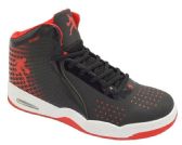 Wholesale Footwear High Upper Basketball Shoes Sneakers Men Breathable Sports Shoes In Black And Red