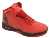 Wholesale Footwear High Upper Basketball Shoes Sneakers Men Breathable Sports Shoes In Black And Red