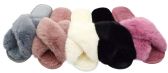 Wholesale Footwear Womens Cozy House Slippers For Women For Indoor And Outdoor Fuzzy Slippers With Cross Band