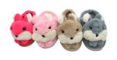 Wholesale Footwear Girls Fuzzy Slippers Bunny Fluffy Sandals Cute Warm Cozy Plush Slip On Kids House Slippers