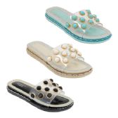 Wholesale Footwear Women's Rhinestone Crystal Slides