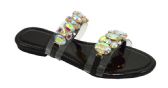 Wholesale Footwear Jelly Sandals For Women In Blalck Color // Size 6.5-10