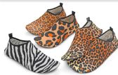 Wholesale Footwear Womens Animal Print Water Shoes In Assorted Color