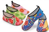 Wholesale Footwear Girls Printed Tropical Print Water Shoes In Assorted Color
