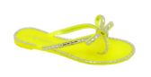 Wholesale Footwear Jelly Sandal For Women In Yellow Size 5-10