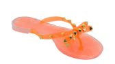 Wholesale Footwear Sandals For Women In Neon Orange Size 5-10