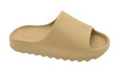 Wholesale Footwear Women Eva Slippers In Camel Size 5-10