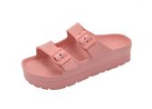 Wholesale Footwear Women Eva Slippers In Pink Size 7-11
