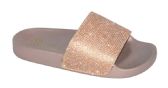 Wholesale Footwear Slippers For Women In Rose Gold Size 6-10