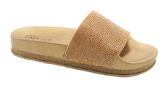 Wholesale Footwear Slippers For Women In Gold Size 5-10