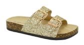 Wholesale Footwear Slippers For Women In Bright Gold Size 5-10