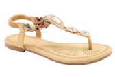 Wholesale Footwear Sandals For Women In Camel Color Size 5-10