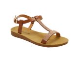 Wholesale Footwear Womens Sparkle Sandals Ankle Strap In L Brown Color Size 6-11