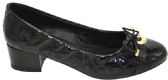 Wholesale Footwear Womens Toe Low Block Chunky Heels Dress Pumps Shoes In Black Color Size 5-11