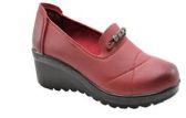Wholesale Footwear Comfortable Womens Shoes Work, Walking Non - Slip Color Wine Size 5-10