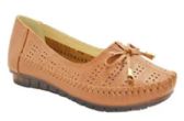 Wholesale Footwear Flats Shoes Loafers For Women Comfortable Casual Leather Natural Driving Fashion Flats Breathable Walking Ladies Slip On Shoes Color Tan Size 5-10