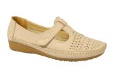 Wholesale Footwear Women Slip On Loafers Casual Flat Walking Shoes Color Beige Size 5-11