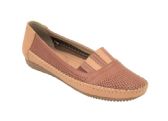 Wholesale Footwear Womens Leather Flats Driving Walking Casual Soft Sole Shoes Color Tan Size 5-10
