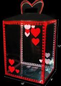 10"x9"x12" Big Red Valentine's Day Pvc Box
