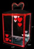8.75 X 6.25 X 11 Big Red Valentine's Day Pvc Box