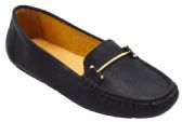 Wholesale Footwear Women Slip On Loafers Casual Flat Walking Shoes Color Black Size 5-10