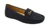 Wholesale Footwear Women Slip On Loafers Casual Flat Walking Shoes Color Black Size 5-10
