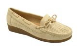 Womens Loafers Soft Comfortable Flat Shoes Non - Slip Lightweight Color Beige Size 5-11
