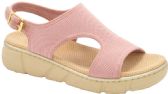 Wholesale Footwear Sandals For Women Wide, Flat Platform Ankle Buckle Sandals Strap Fashion Summer Beach Sandals Open Toe Color Pink Size 5-10
