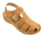 Wholesale Footwear Sandals For Women, Strap Sandals, Fashion Summer Beach Sandals Color Camel Size 5-10