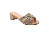 Wholesale Footwear Platform Sandals For Women Open Toe Sole In Color Champagne Size 5-10
