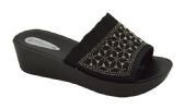 Wholesale Footwear Platform Sandals For Women Sole Open Toe In Color Black Size 5-10