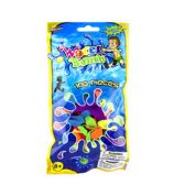 100 Pieces Water Balloon W/ Water Nozzle In Colored