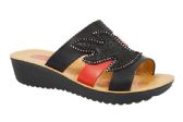 Wholesale Footwear Platform Sandals For Women Open Toe Sole In Black Size 5-10