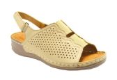 Wholesale Footwear Women Sandals, Ankle Sandals Fashion Summer Beach Sandals Open Toe Beige Color Size 6-11