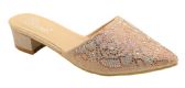 Wholesale Footwear Women's Rhinestone Slide Dress Sandal In Color Gold Size 5-10