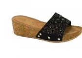 Wholesale Footwear Fashion Platform Sandals For Women Sole Open Toe In Color Black Size 5-10