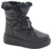 Wholesale Footwear Snow Boots For Women With Platforms, Comfortable Winter Boots Color Black Size 6-10