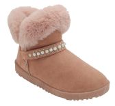 Wholesale Footwear Women Warm Winter Ankle Boots Color Blush Size 5-10