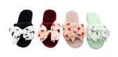 Woman Faux Fur Fuzzy Comfy Soft Plush Indoor Outdoor Open Toe Slipper Assorted Color And Size A
