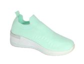 Wholesale Footwear Women's Sneakers, Breathable Shoes, Running Shoes, Light And Comfortable Color Mint Size Assorted