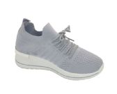 Wholesale Footwear Women's Sneakers, Breathable, Comfortable Shoes In Grey Assorted Size